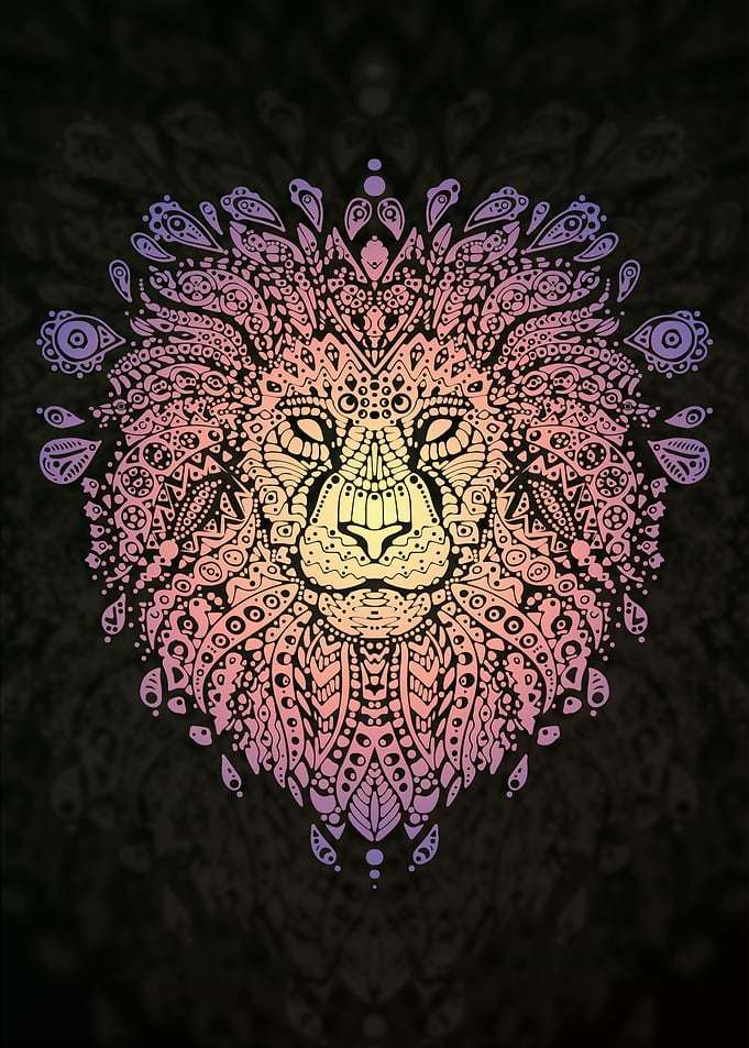 Lion Mandala