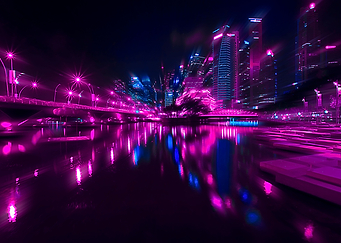 Cyberpunk Marina Bay