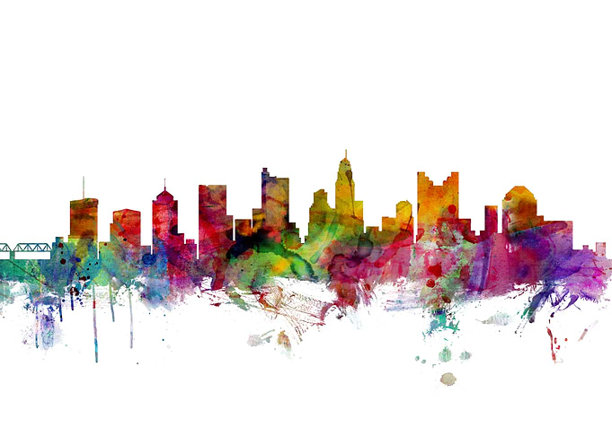 Columbus Ohio Skyline