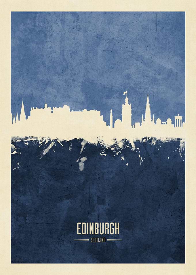 Edinburgh Scotland Skyline