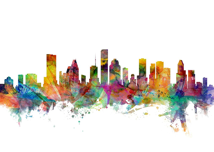 Houston Texas Skyline