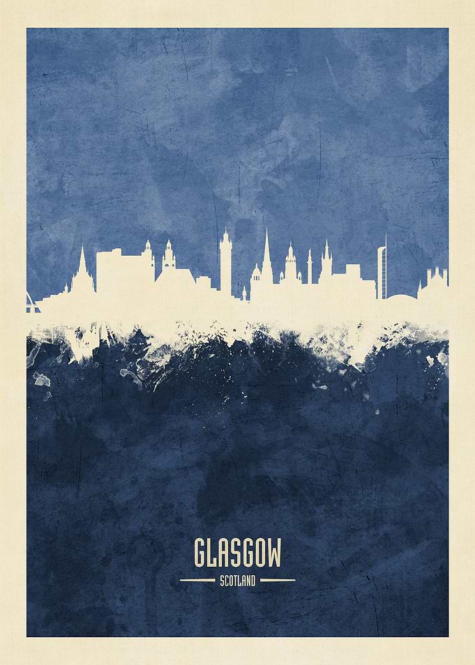 Glasgow Scotland Skyline