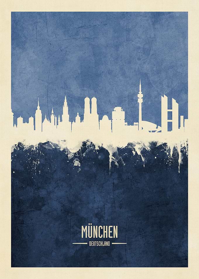 Munich Germany Skyline
