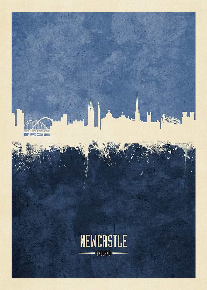 Newcastle England Skyline