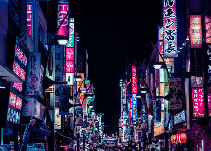Endless neon signs
