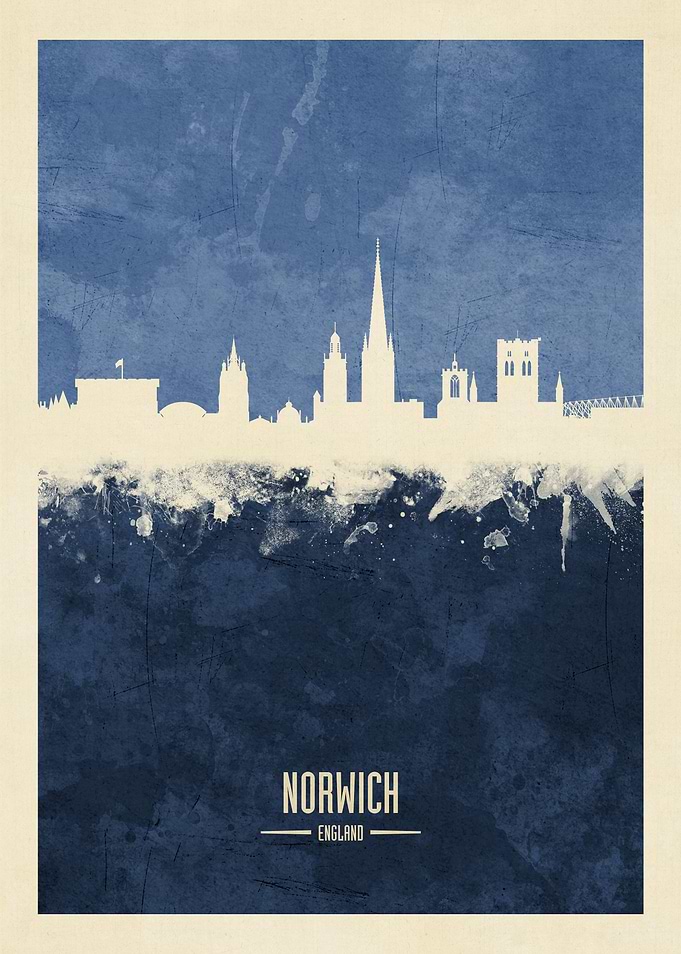 Norwich England Skyline