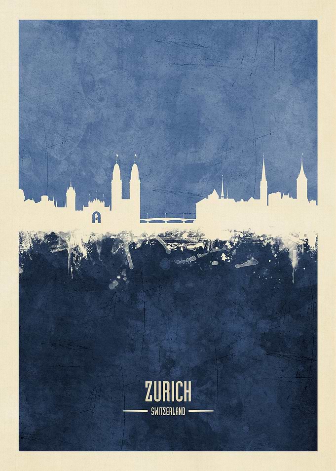Zurich Switzerland Skylin