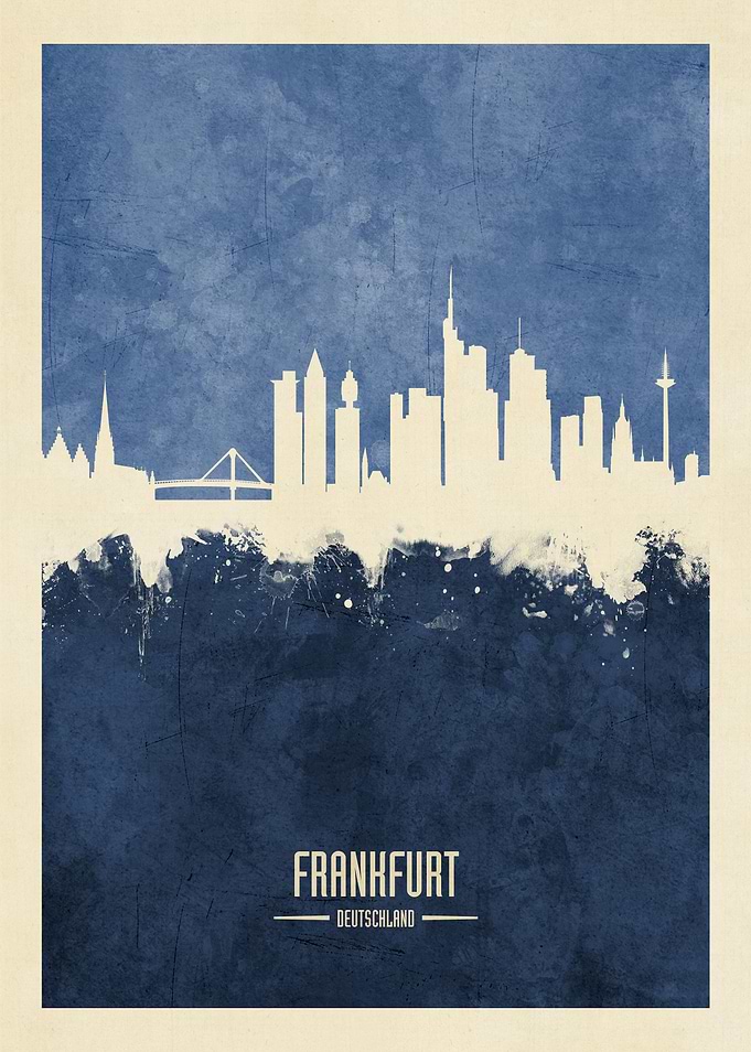 Frankfurt Germany Skyline