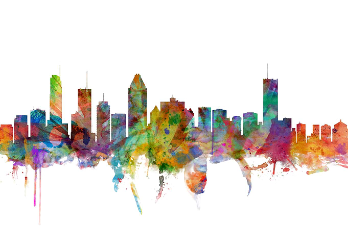Montreal Canada Skyline