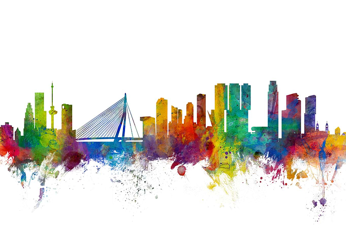 Rotterdam Skyline