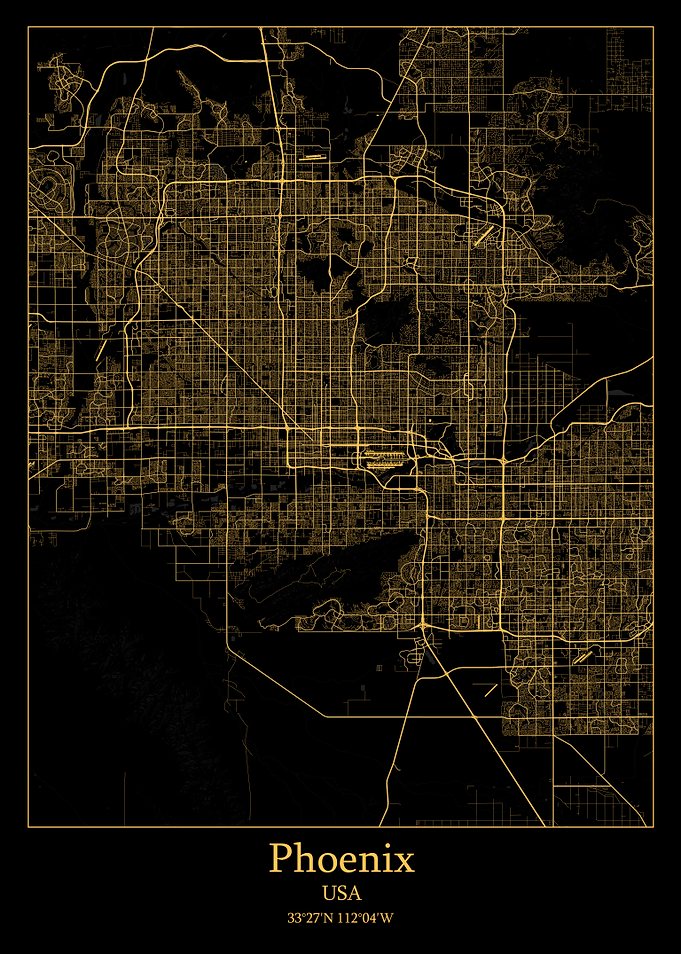 Phoenix city map