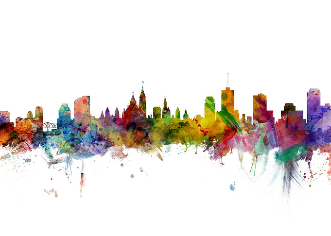 Ottawa Canada Skyline