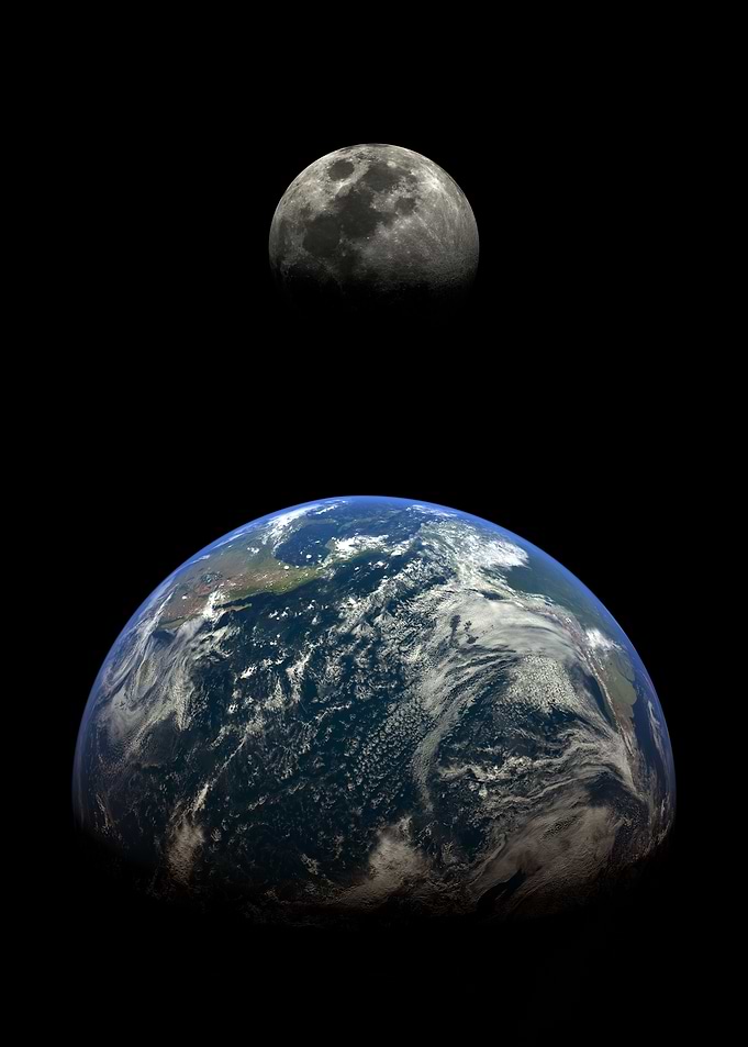 EARH AND MOON LINE UP