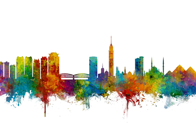 Cairo Egypt Skyline
