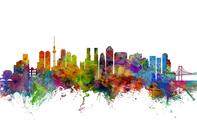Tokyo Japan Skyline