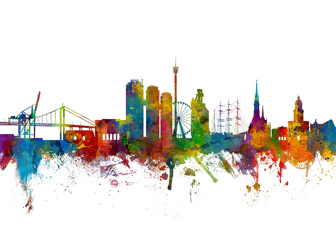Gothenburg Sweden Skyline