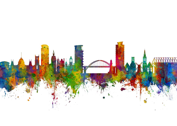 Sunderland England Skyline