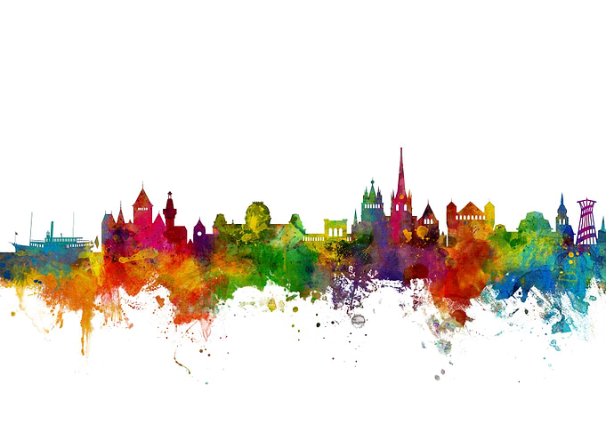 Lausanne Skyline