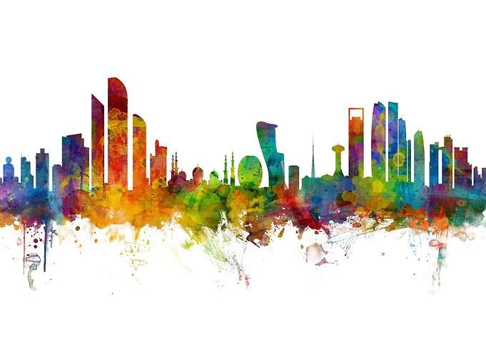 Abu Dhabi Skyline