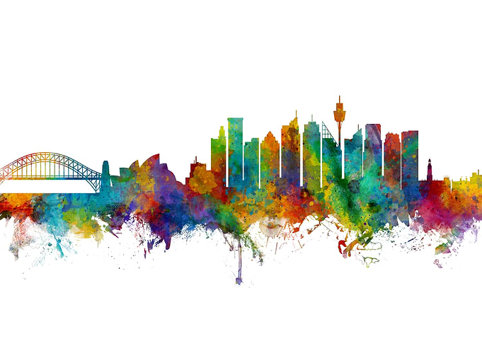 Sydney Australia Skyline