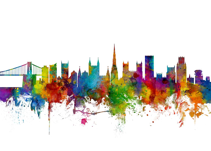 Bristol England Skyline