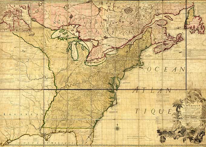 Map of Early America 1777