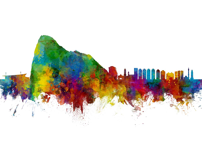 Gibraltar Skyline