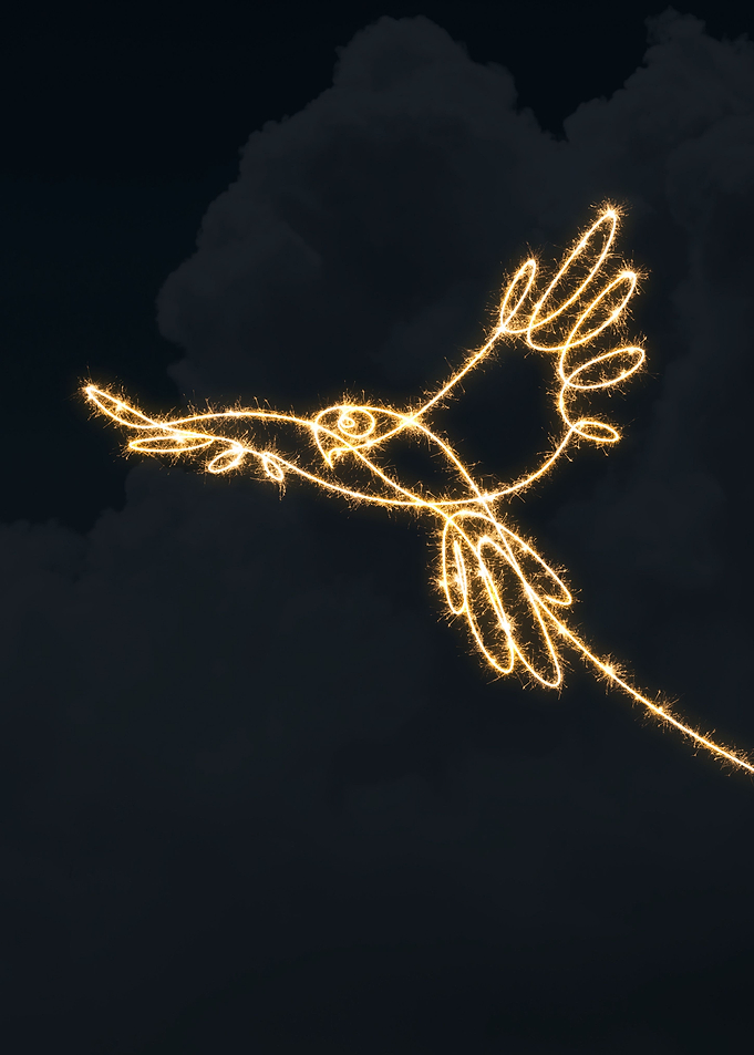 sparkling parrot