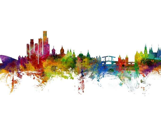 Amsterdam Skyline