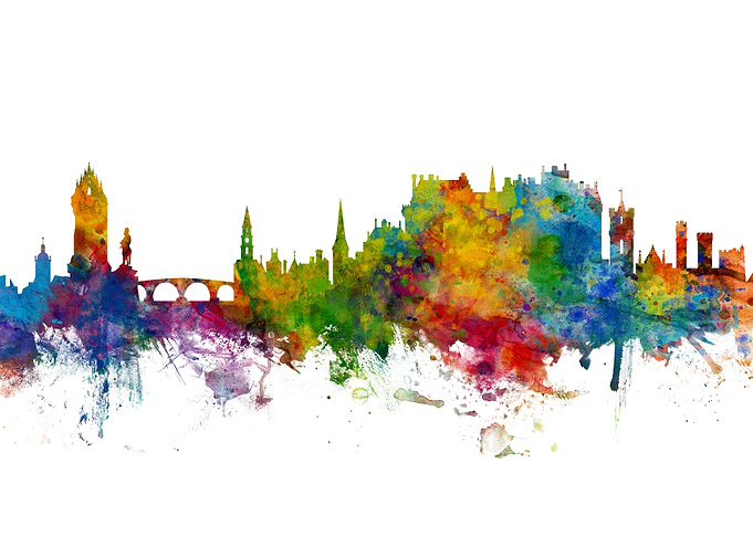 Stirling Scotland Skyline