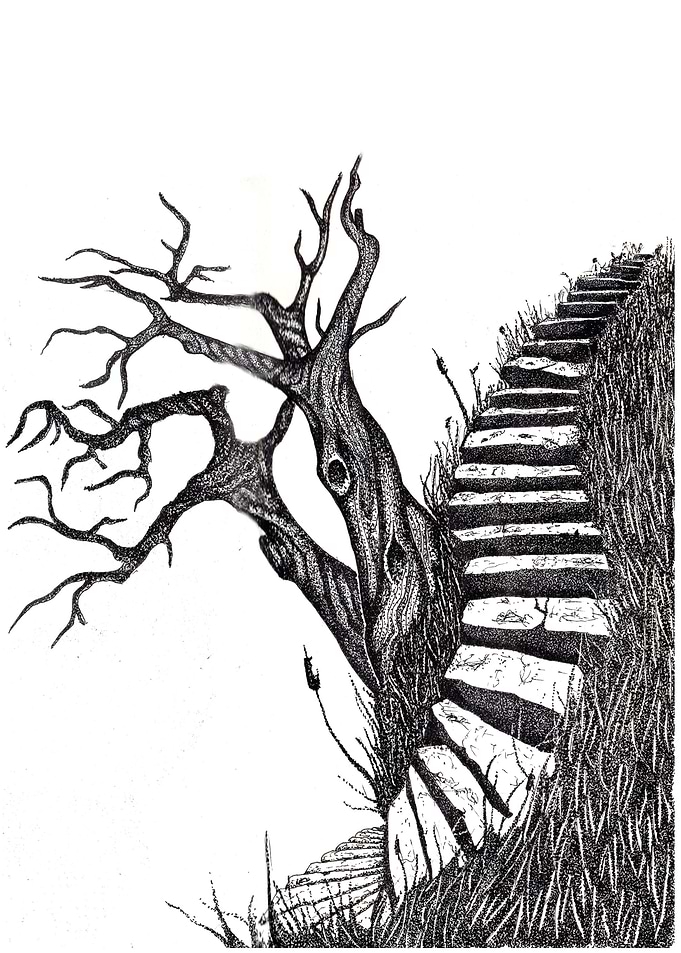 Escaleras dotwork