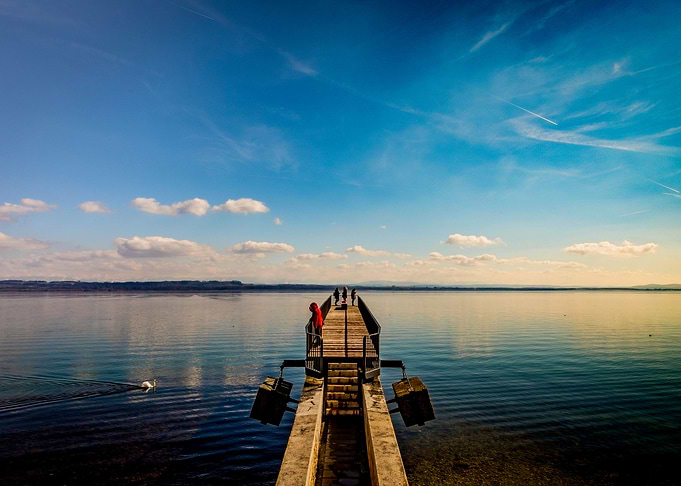 The lake