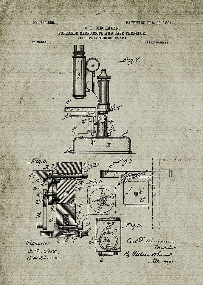 1903 Portable Microscope
