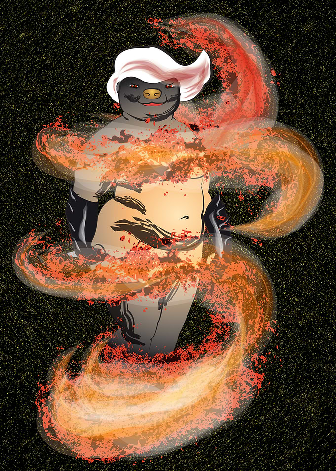 Mabilia on fire