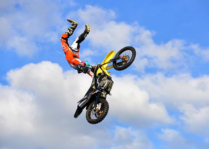 Motorcycle jumping work 11