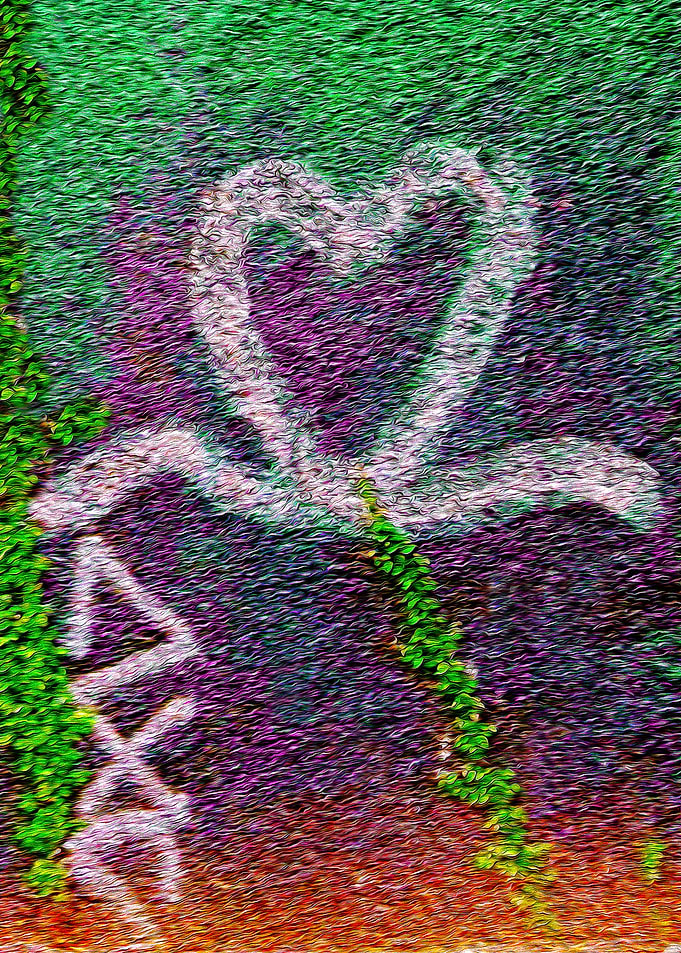 Graffiti Nature green