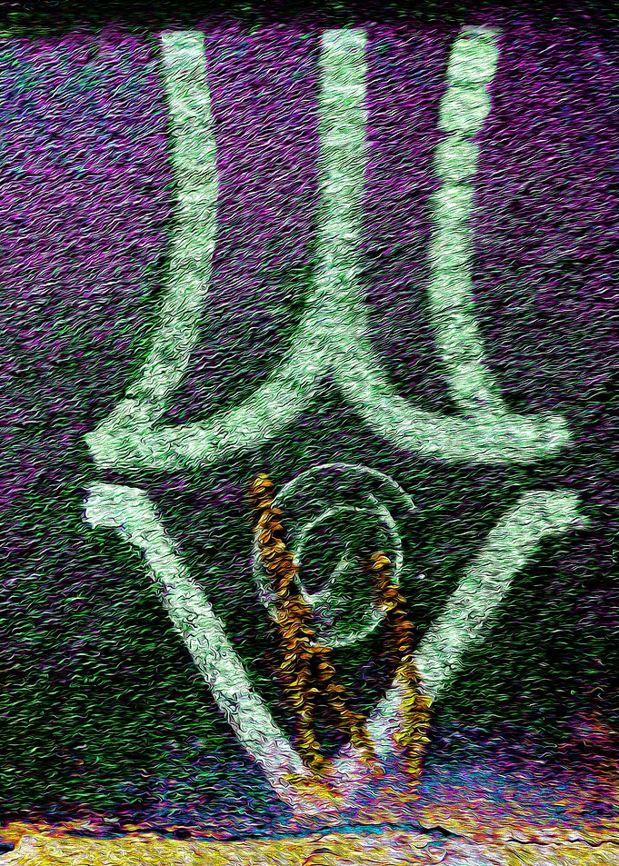 Graffiti Nature purple