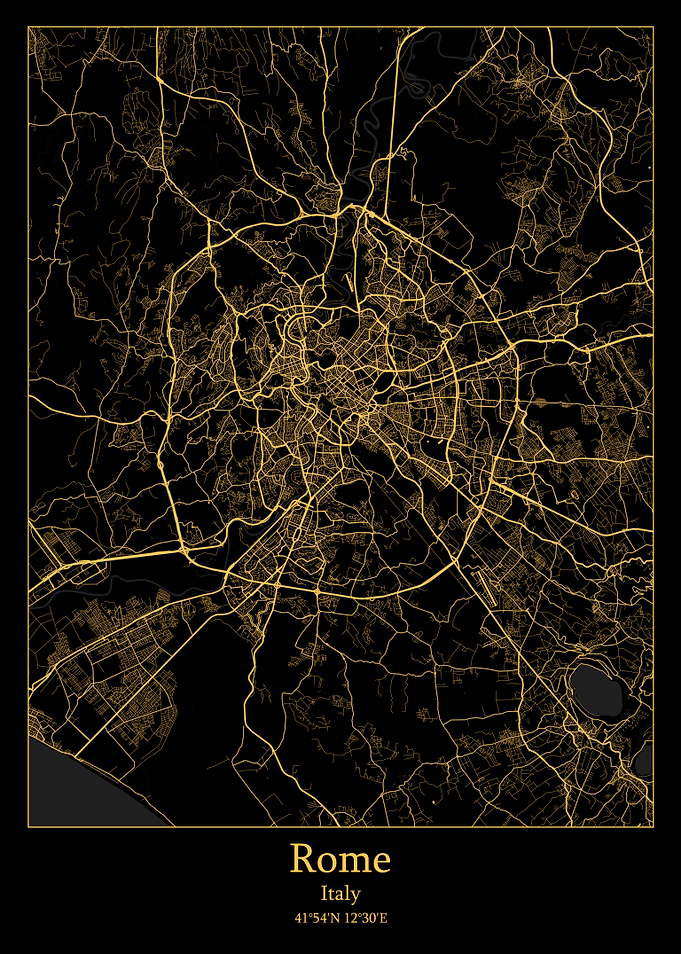 Rome city map