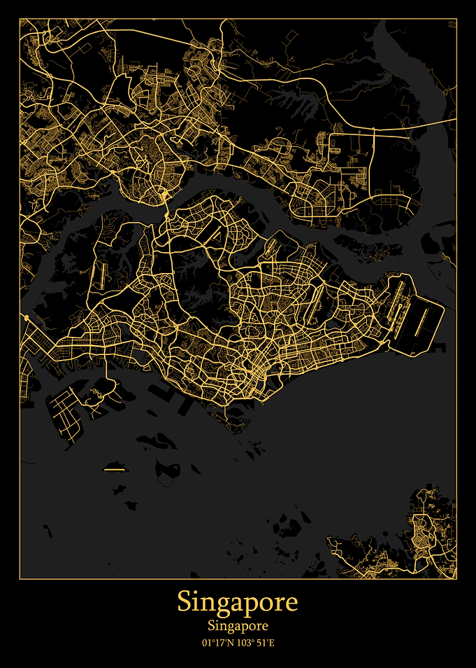Singapore city map