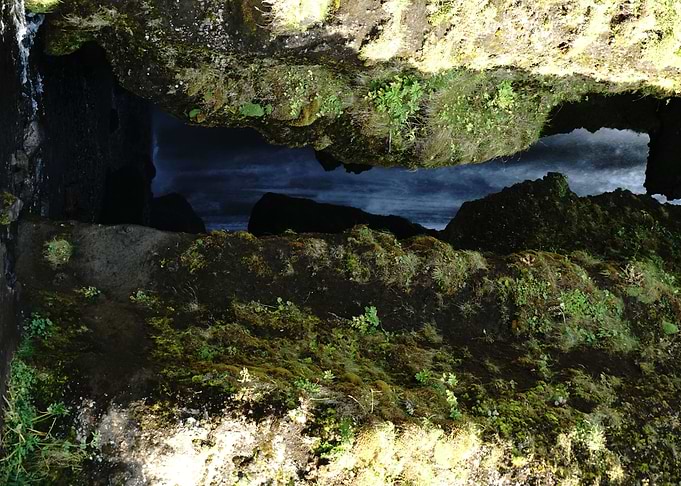 Hidden waterfall