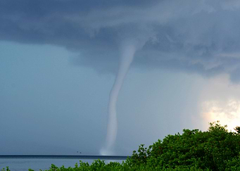 Waterspout in Tampa Bay