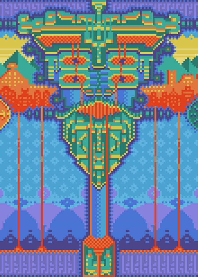 VIRAKOCHA pixel art