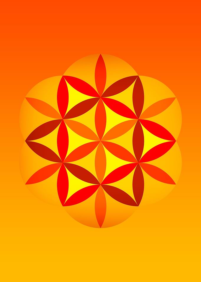 Six point flower