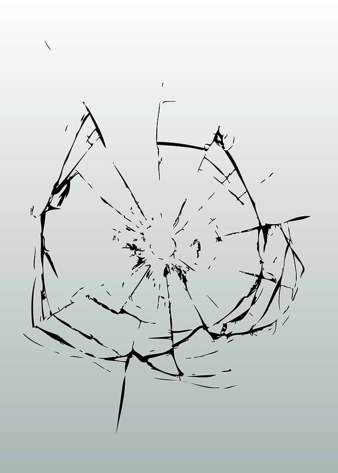 Broken mirror