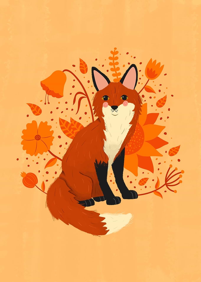 Sunset the fox