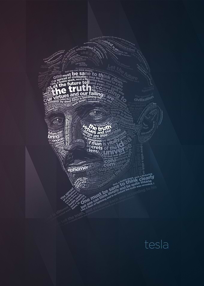 Tesla Typography