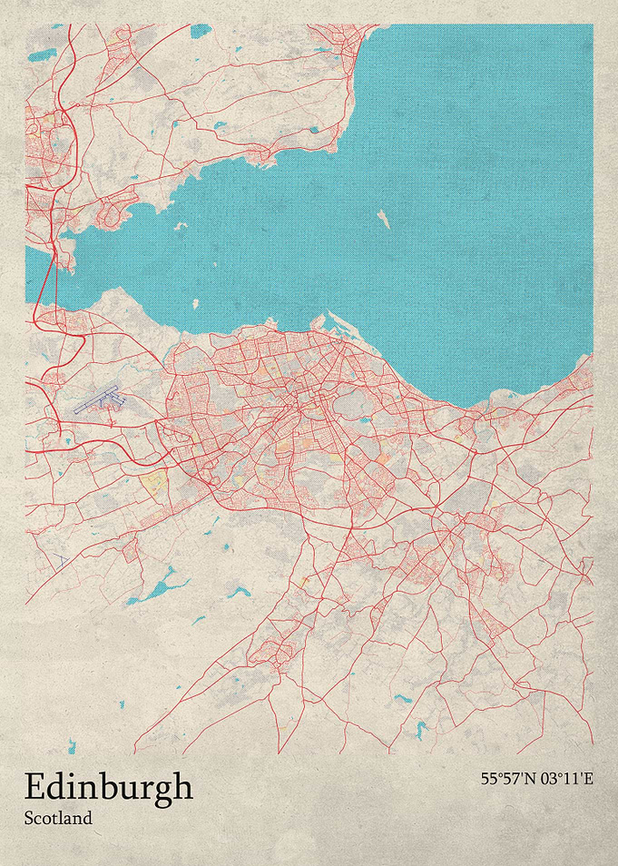 Edinburgh city map
