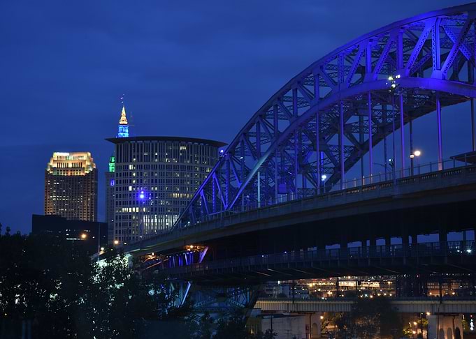 Downtown Cleveland at Nigh