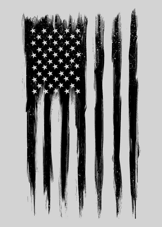 Black American Flag