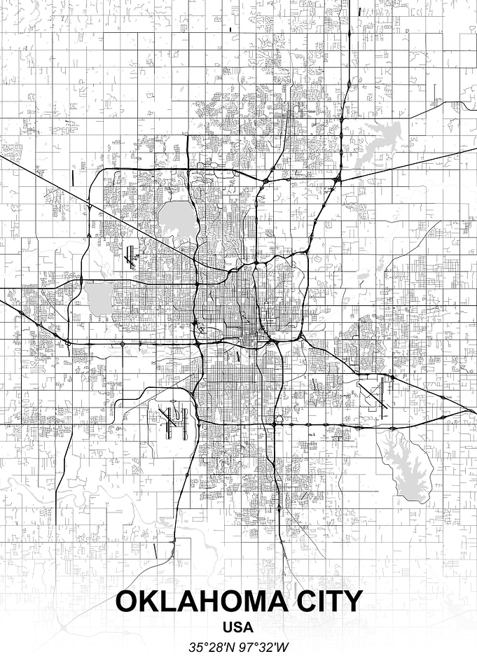Oklahoma City city map